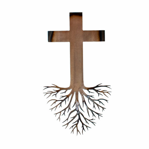 rooted-cross-copper-finish-metal-wall-art-home-decor