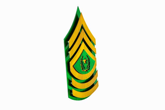 us army military metal art command sergent major emblem wall art right